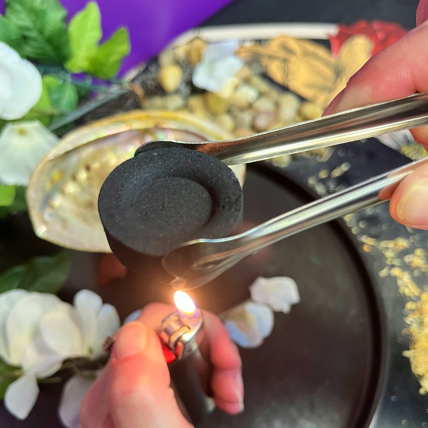 Spiritual & Physical Grounding Burn Spell