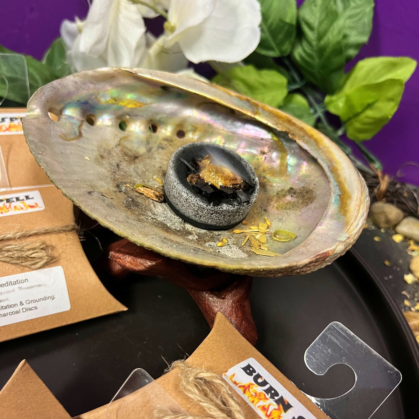 Spiritual & Physical Grounding Burn Spell