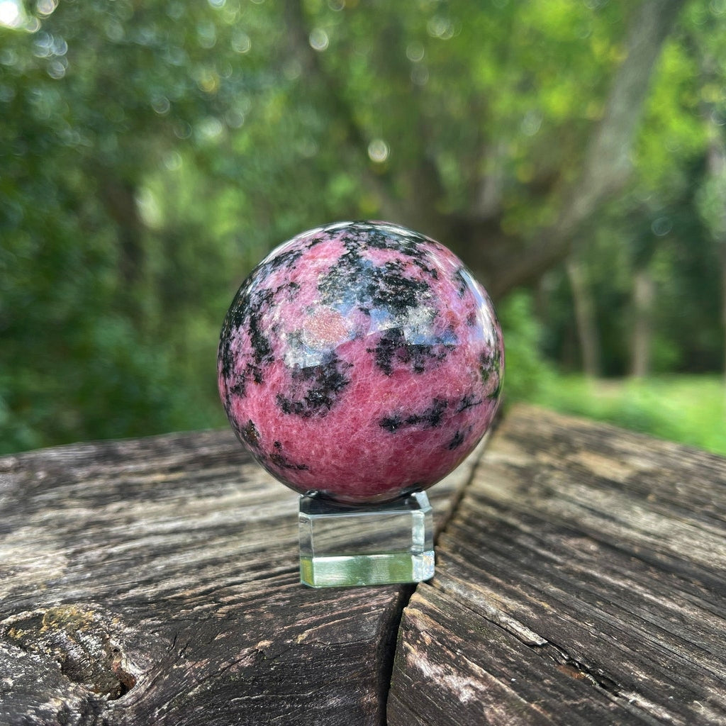 Rhodonite Sphere