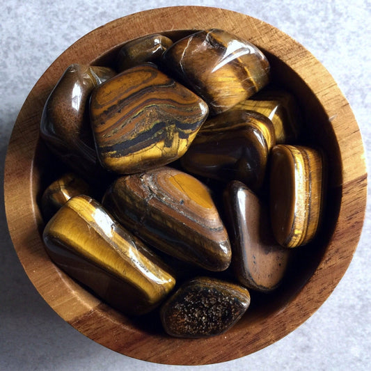 Tigers Eye Tumbled/Polished