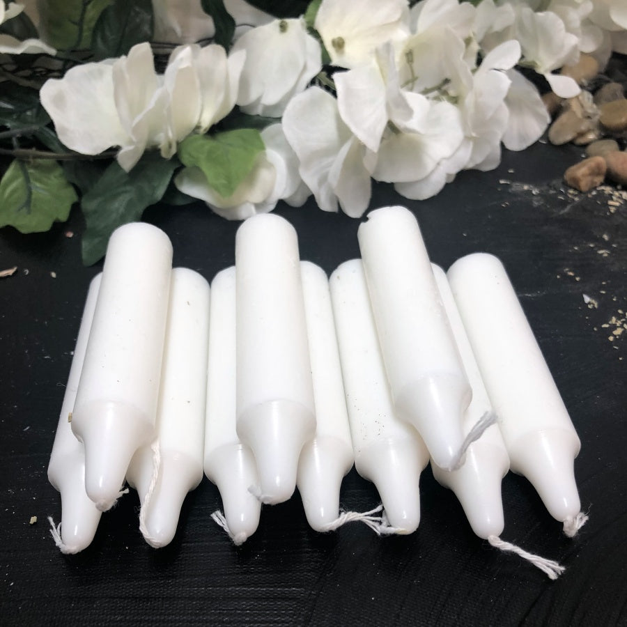 White Taper Candles - 4 Pk