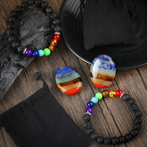 Chakra Worry Stone + Bracelet