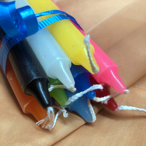 Colored Chime Candles - 10 Pk