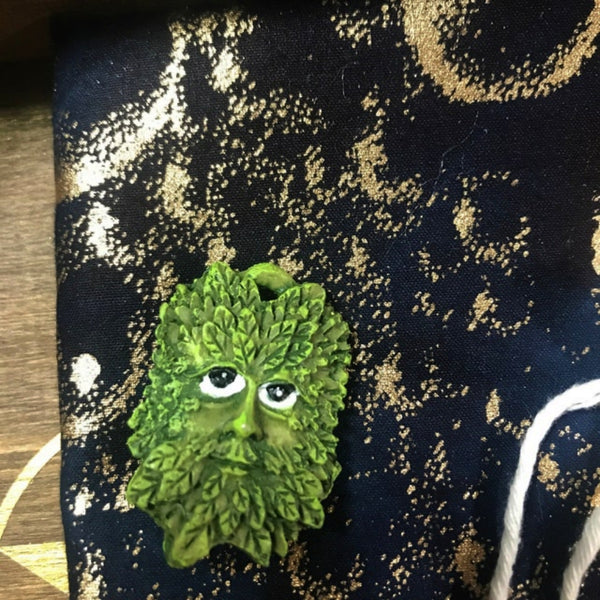 Mini Green Man Talisman