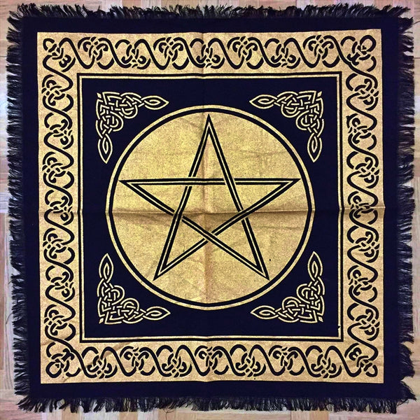 Pentacle Altar Cloth 18 in x 18 in