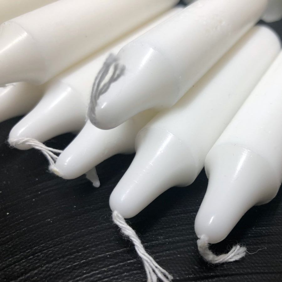 White Chime Candles 8 Pk Little Witch Shop