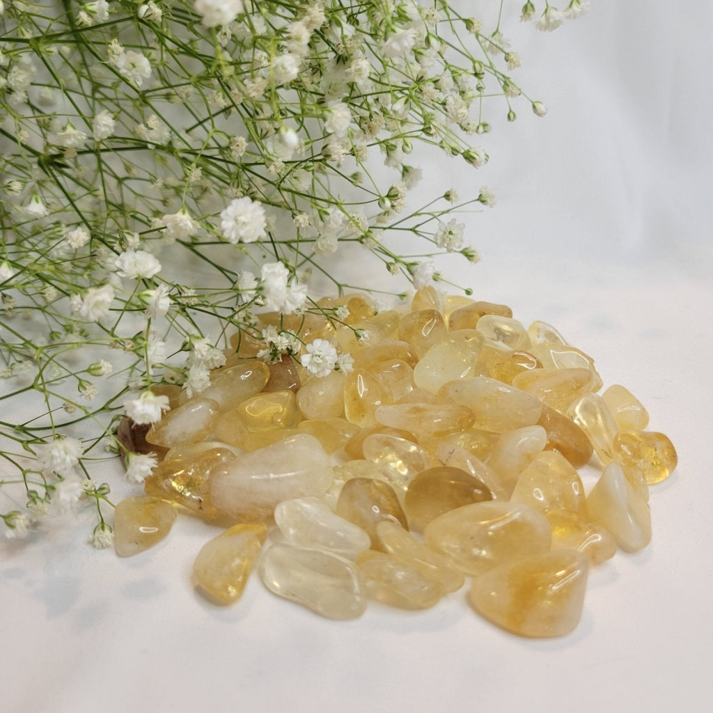 Mini Citrine Tumbles
