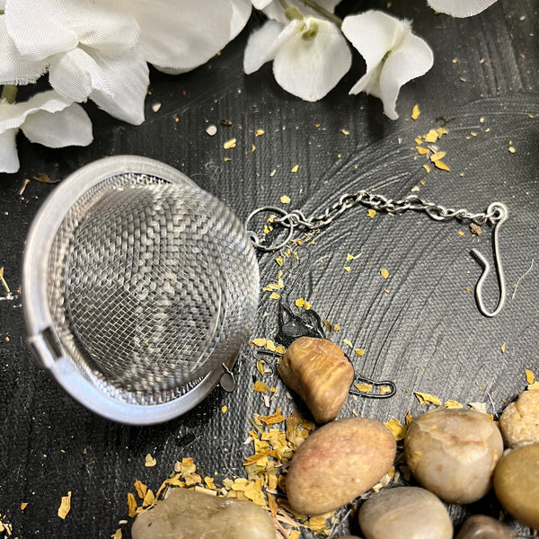 Tea Steeper with Chain - Stainless Steel
