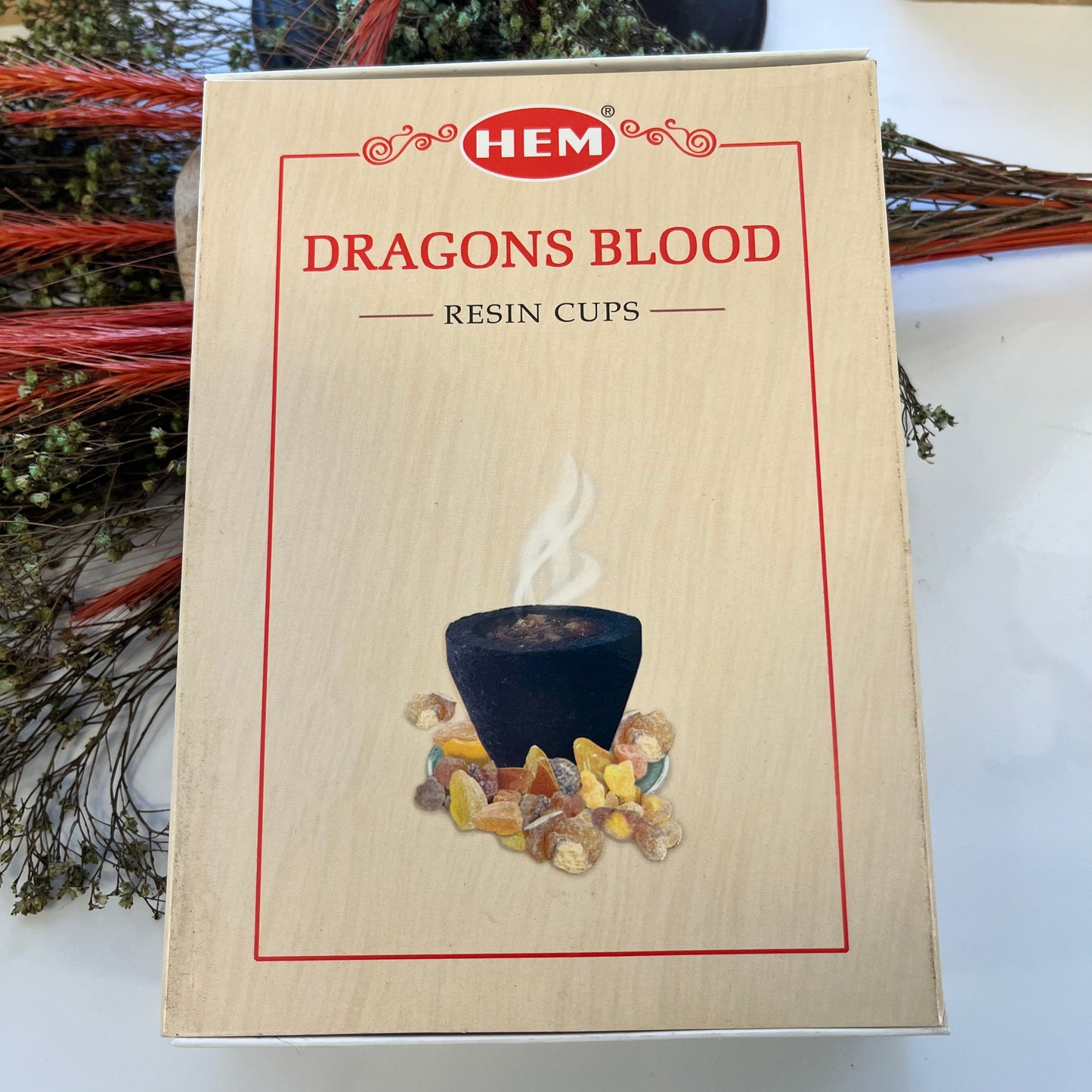 Dragons Blood Resin Cups - 10 Pack