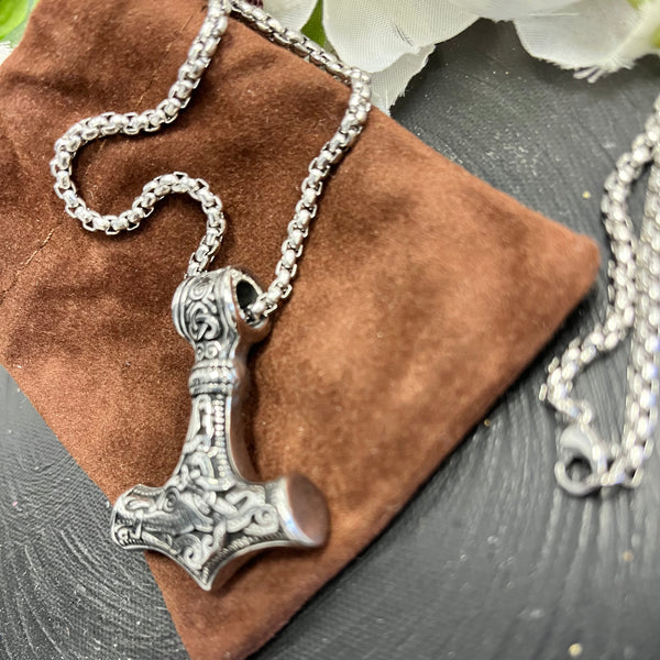 Thor’s Hammer / Norse Viking Mjolnir Necklace