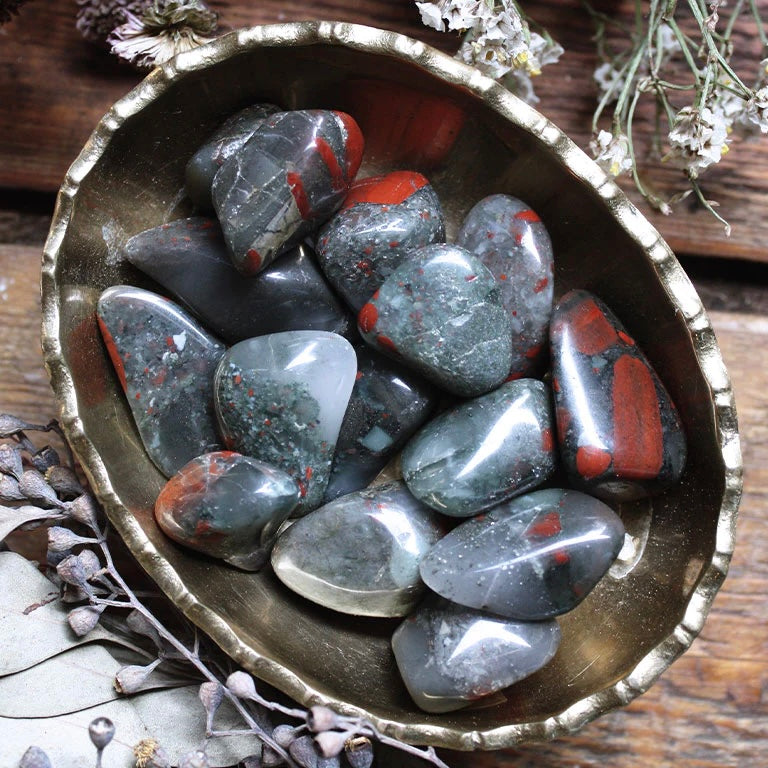 African Bloodstone (Tumbled/Polished)